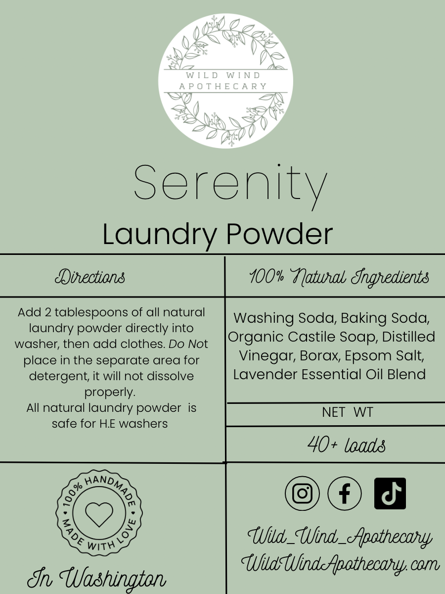 Serenity Laundry Powder