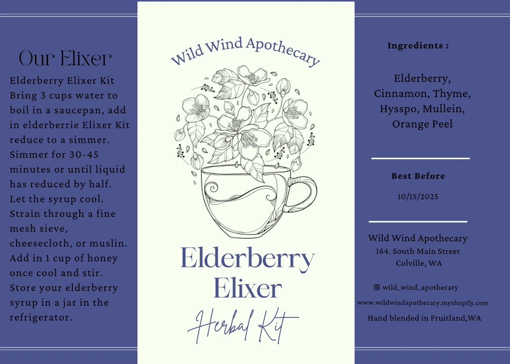 Elderberry Elixer Kit