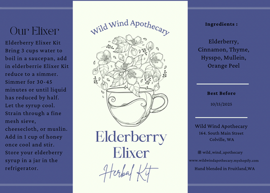 Elderberry Elixer Kit