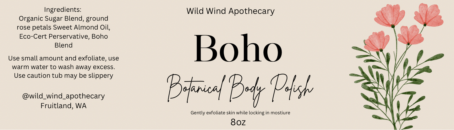 Boho Botanical Body Polish